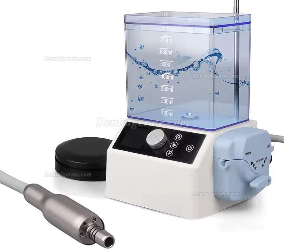 Mikromotor zahnmedizin (b&uuml;rstenloser elektromoto) mit Wassertank und Schlauchpumpe